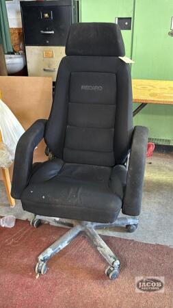 RECARO ARMED SHOP OFFICE CHAIR