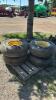 (4) 12.5L-16SL GOODYEAR TIRES ON 8 BOLT RIMS - 2