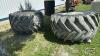 (2) 900/60-32 TIRES ON 10 BOLT RIMS - 2