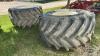 (2) 900/60-32 TIRES ON 10 BOLT RIMS - 4