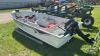 SYLVAN 14FT ALUMINUM BOAT WITH 9.8HP MERCURY - 3