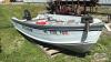 SYLVAN 14FT ALUMINUM BOAT WITH 9.8HP MERCURY - 9
