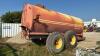 NUHN 4500 GAL. TANDEM LIQUID MANURE TANK - 5
