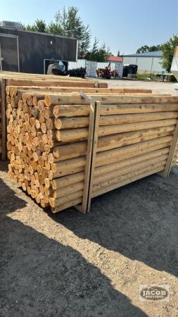 120 - 3IN X 8FT CEDAR POSTS