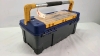 Mastercraft Maximum 21in Plastic Tool Box -No Tray - 4