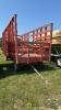HANSON & LOCHLAN 8FT X 20FT BALE THROWER WAGON