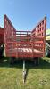 HANSON & LOCHLAN 8FT X 20FT BALE THROWER WAGON - 2