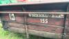 INTERNATIONAL 155 SINGLE AXLE MANURE SPREADER - 12