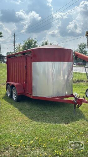 12FT TANDEM STEEL LIVESTOCK TRAILER