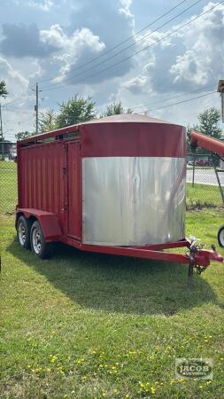 12FT TANDEM STEEL LIVESTOCK TRAILER