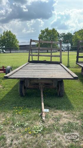 8FT X 16FT FLAT RACK WAGON