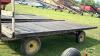 8FT X 16FT FLAT RACK WAGON - 3