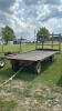 8FT X 16FT FLAT RACK WAGON - 12