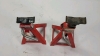 2 Motomaster Axle Stands -10in High - 3