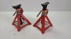 2 Motomaster Axle Stands -10in High - 4