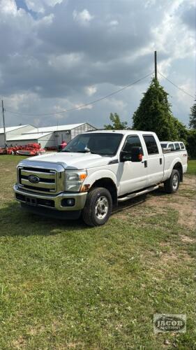 2013 FORD F250 4WD CREW CAB PICKUP