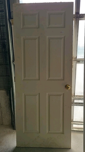 1 Used Interior Door -32in Wide x 80in High