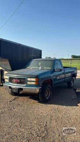 SEE NOTES: 1998 GMC DIESEL 4WD PICKUP
