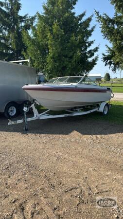 CADORETTE 19FT INBOARD BOAT AND TRAILER