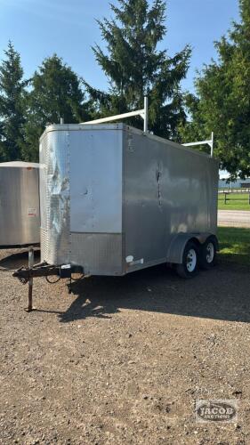 2014 ATLAS 12FT X 6FT TANDEM ENCLOSEDTRAILER