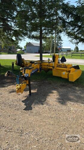 SHOULE SWD-15D PTO ROCK RAKE