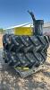 PAIR OF MICHELIN 18.4R38 SNAP-ON DUALS - 2