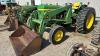 JOHN DEERE 2130 DIESEL TRACTOR WITH LOADER - 14