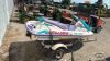 NOT RUNNING: 1995 SEADOO GTS WITH TRAILER - 6
