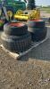 SET OF TURF TIRES AND RIMS FOR KUBOTA TRACTOR