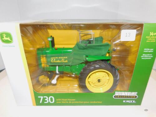 1/16 ERTL PRESTIGE COLLECTION JOHN DEERE 730 W/HEAT HOUSER