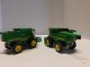 164 LOT OF JOHN DEERE STS COMBINES W/HEADS - 7