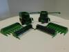 1/64 LOT OF JOHN DEERE MAXIMIZER COMBINES W/HEADS