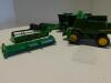 1/64 LOT OF JOHN DEERE MAXIMIZER COMBINES W/HEADS - 2