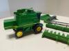 1/64 LOT OF JOHN DEERE MAXIMIZER COMBINES W/HEADS - 7