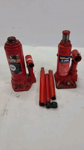 Torin Big Red 4 Ton and MVP 2 Ton Bottle Jacks