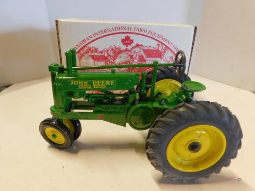 1/16 93 JOHN DEERE A TRACTOR, CANADA FARM SHOW EDN, NIB