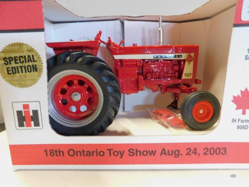 1/16 03 IH 806D, ONT. TOY SHOW EDN, NIB