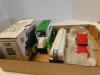 1/64 RED SEMI W/WHITE TANKER TRACTOR TRAILER, MINT