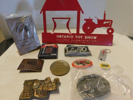 MISC. BELT BUCKLES & MEMORABILIA