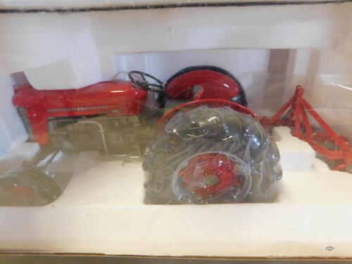 1/16 MASSEY FERGUSON 65 W/# 62 PLOW, HIGHLY DETAILED, SPEC CAST