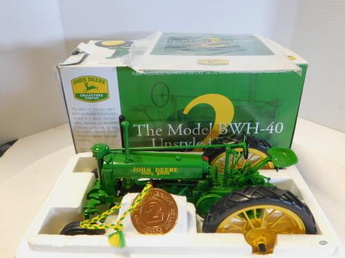 1/16 JOHN DEERE BWH-40 UNSTYLED TRACTOR