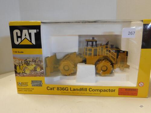 1/50 NORSCOTT CAT 836G LANDFILL COMPACTOR