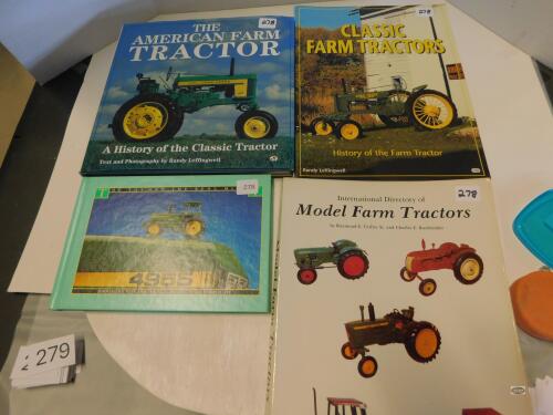 LOT OF 4 TRACTOR BOOKS