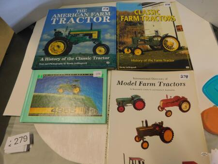 LOT OF 4 TRACTOR BOOKS