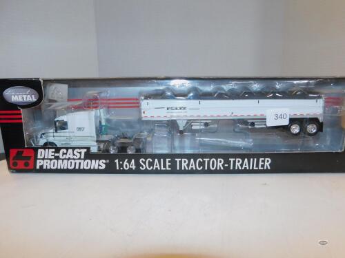 1/64 DCP FOLTZ TRUCKING VOLVO W/GRAIN TRAILER