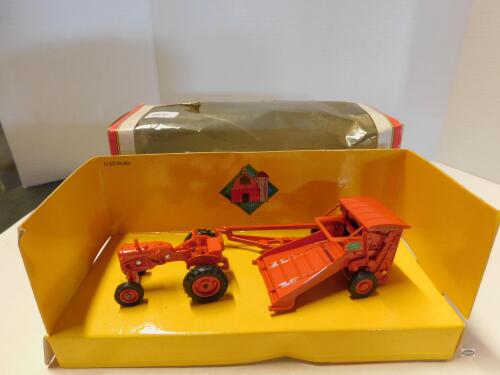 1/64 ERTL ALLIS CHALMERS MODEL C & ROTO BAILER, NIB