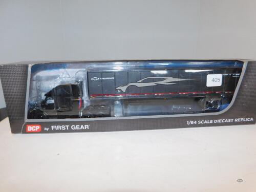 1/64 DCP FREIGHTLINER 2018 CASCADIA W/CHEVY CORVETTE LOGO