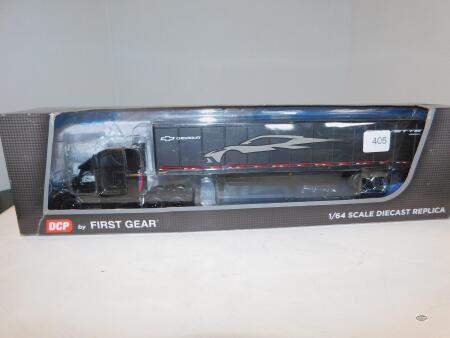 1/64 DCP FREIGHTLINER 2018 CASCADIA W/CHEVY CORVETTE LOGO