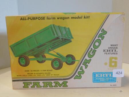 EMPTY BOX ONLY - FOR ERTL JOHN DEERE WAGON MODEL KIT