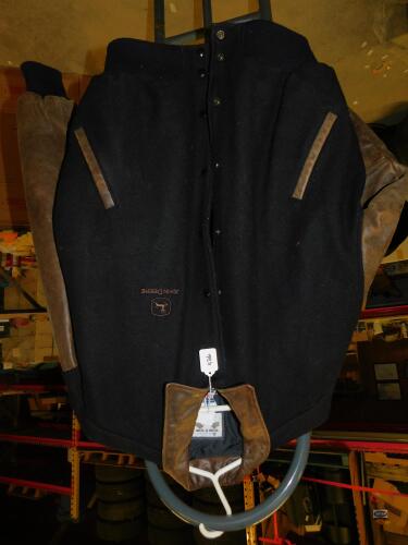 JOHN DEERE MOLTEN LEATHER JACKET, SIZE XL